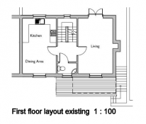 First Floor layout existing